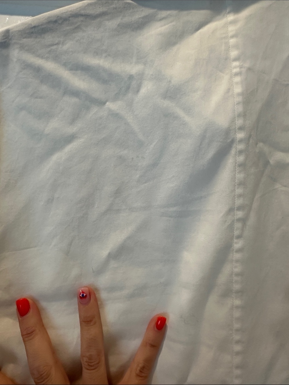 Vintage Valentino White Cotton Button Down Shirt with Lace Panel Detailing - Picture 7 of 7